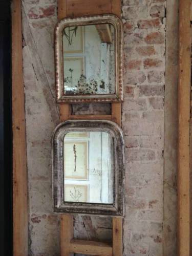 Orignal gilt and mercury glass mirrors
